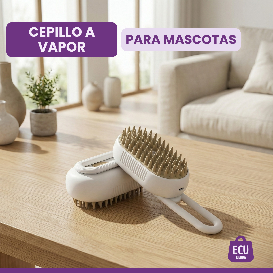 Cepillo A Vapor Para Mascotas
