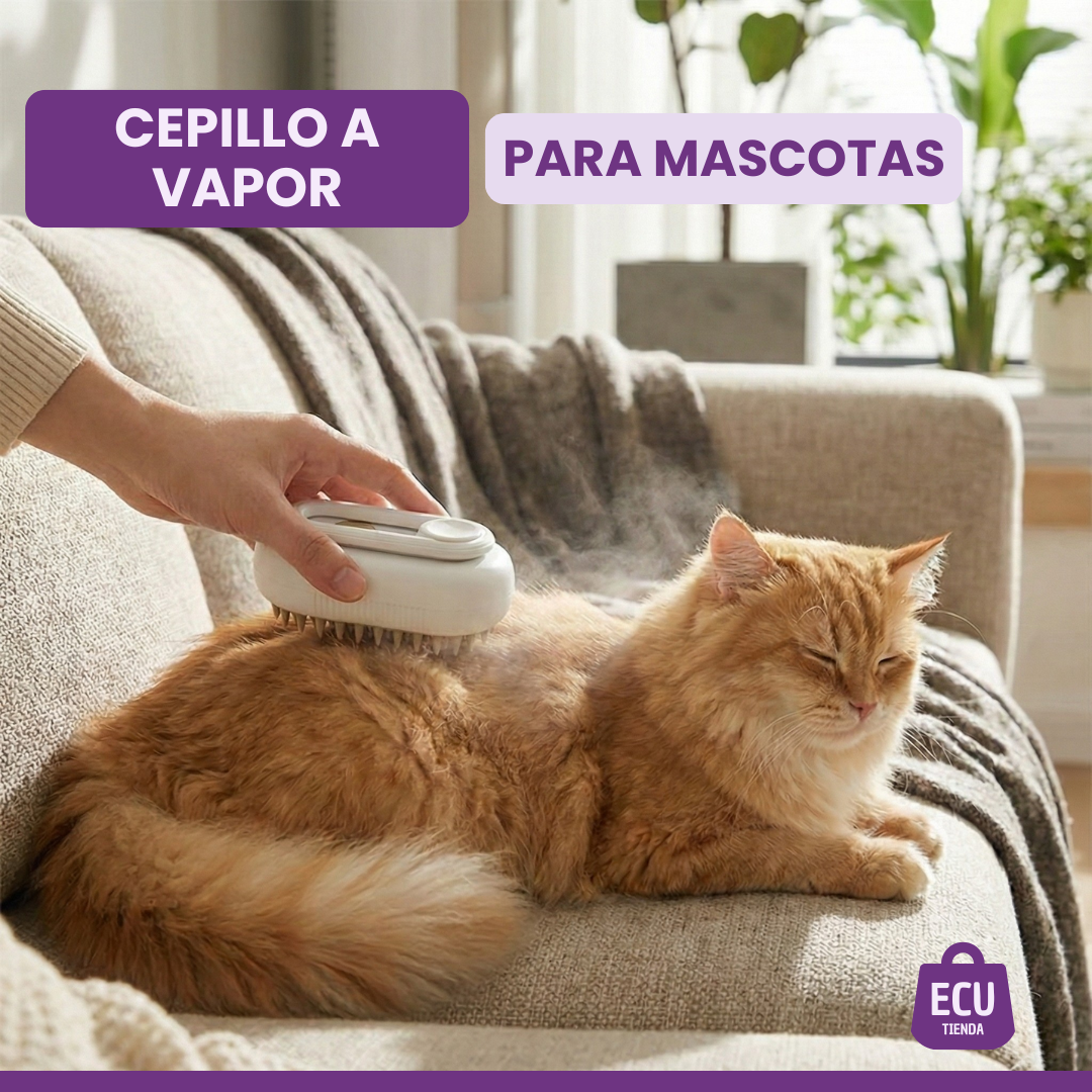 Cepillo A Vapor Para Mascotas