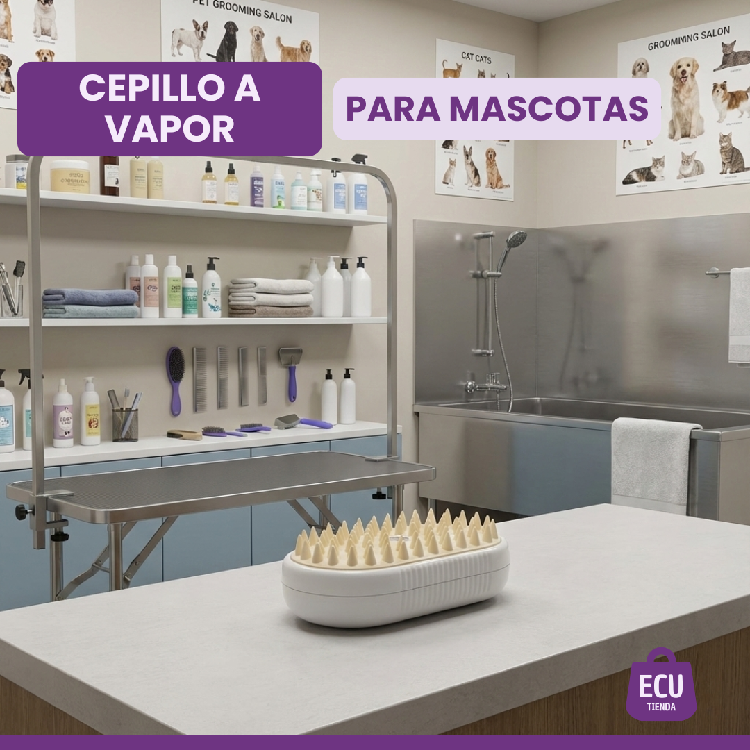 Cepillo A Vapor Para Mascotas